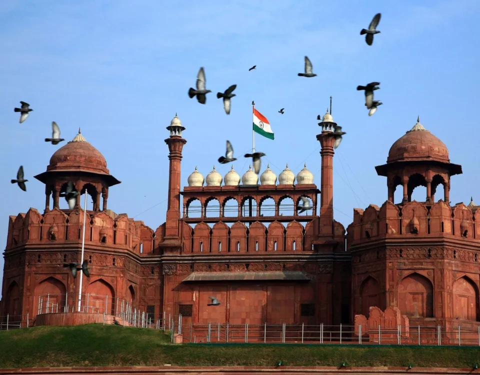 red fort delhi