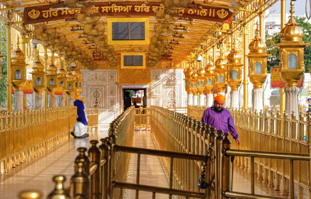 inside of the golden temple